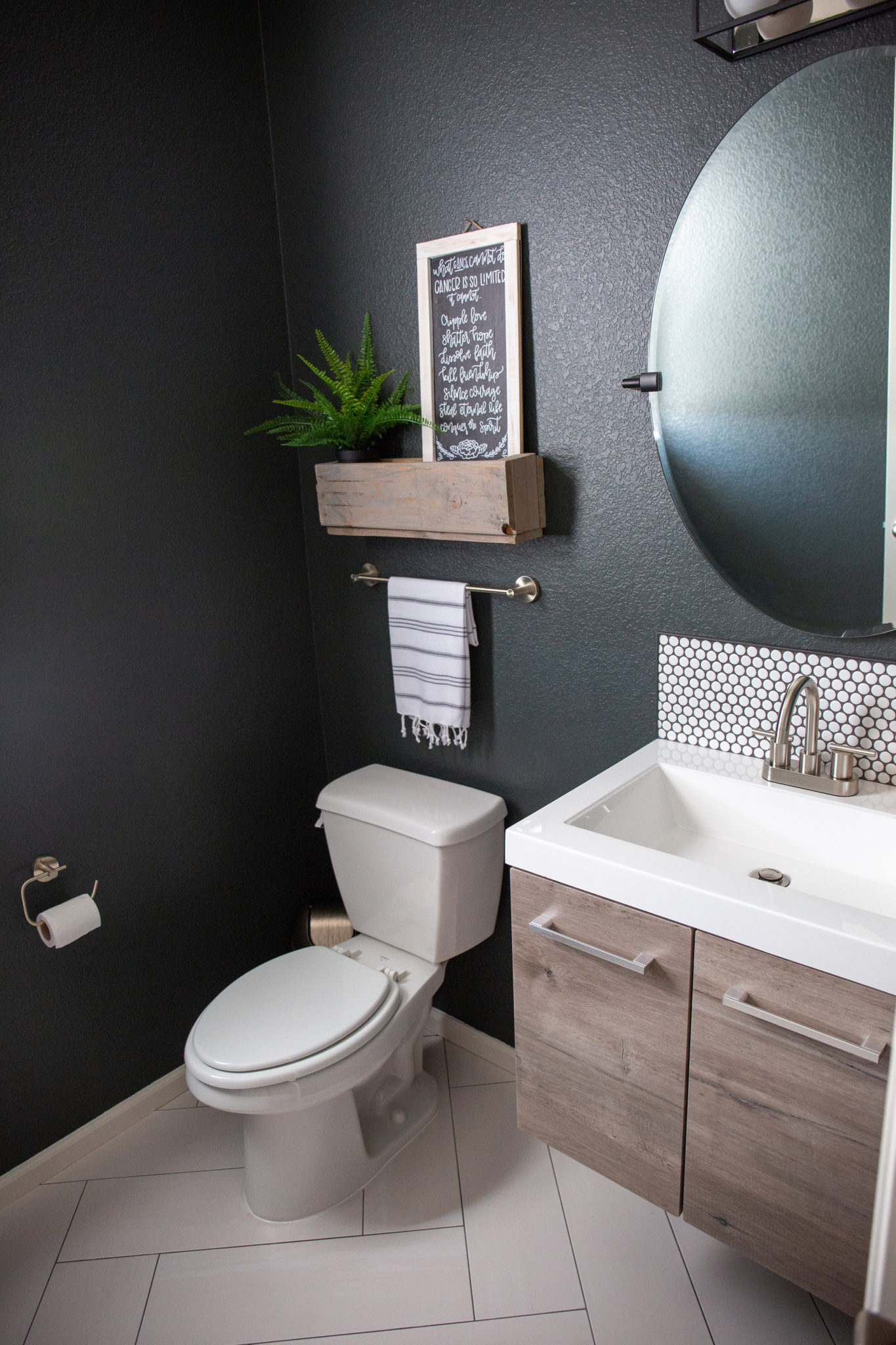 The Joy House Powder Room | Hill Interiors LLC